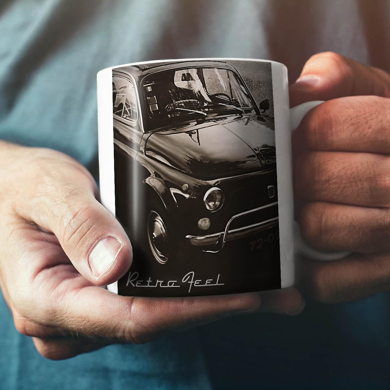 Retro Feel Car Vintage NEW White Tea Coffee Ceramic Mug 11 oz | Wellcoda