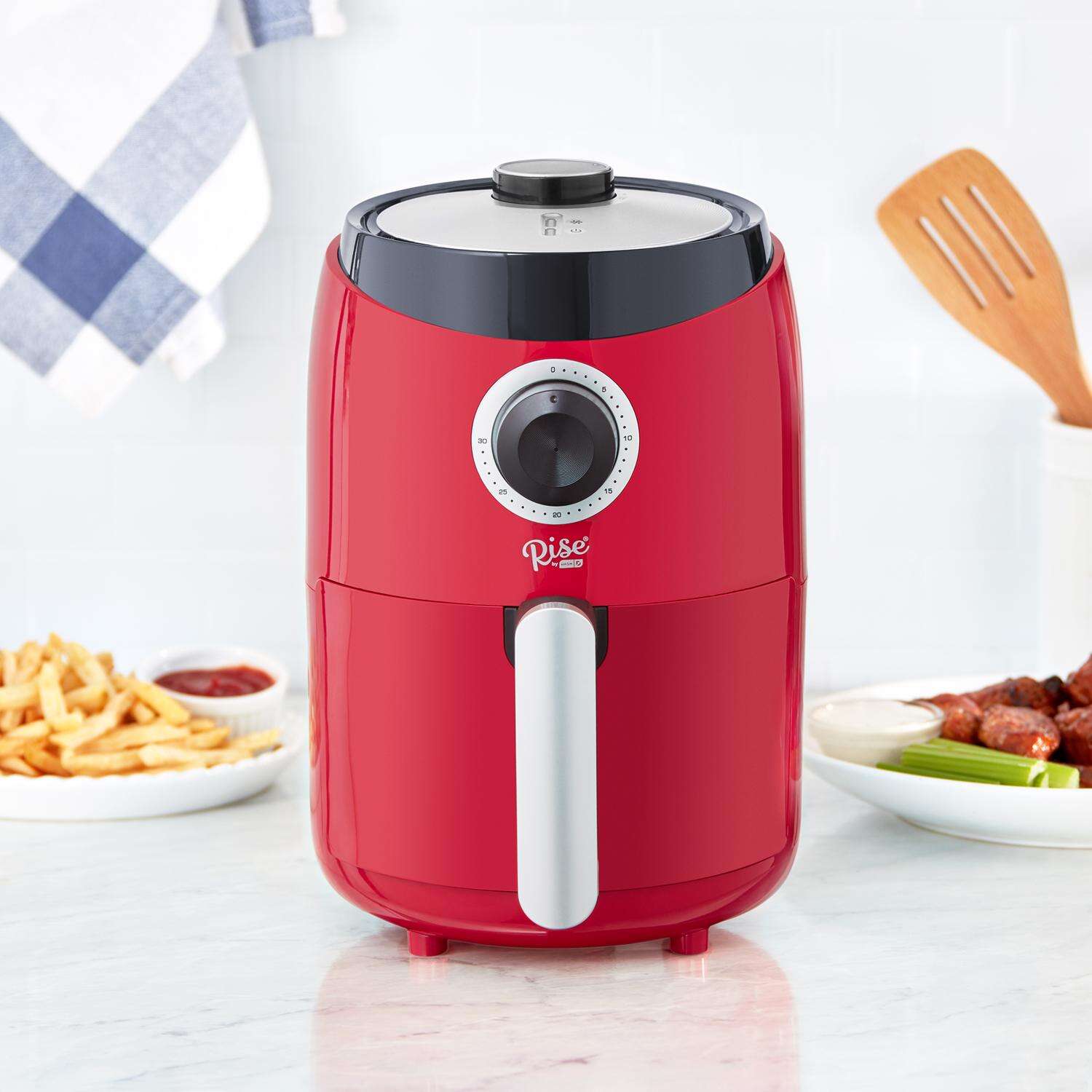 Rise by Dash Red 2 qt Air Fryer