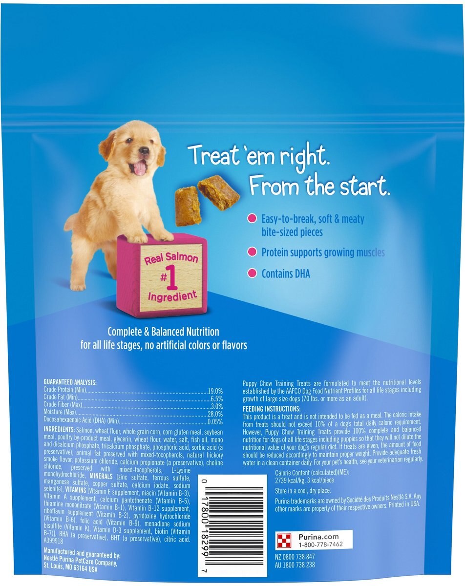 Puppy Chow Healthy Start Salmon Flavor Training Dog Treats