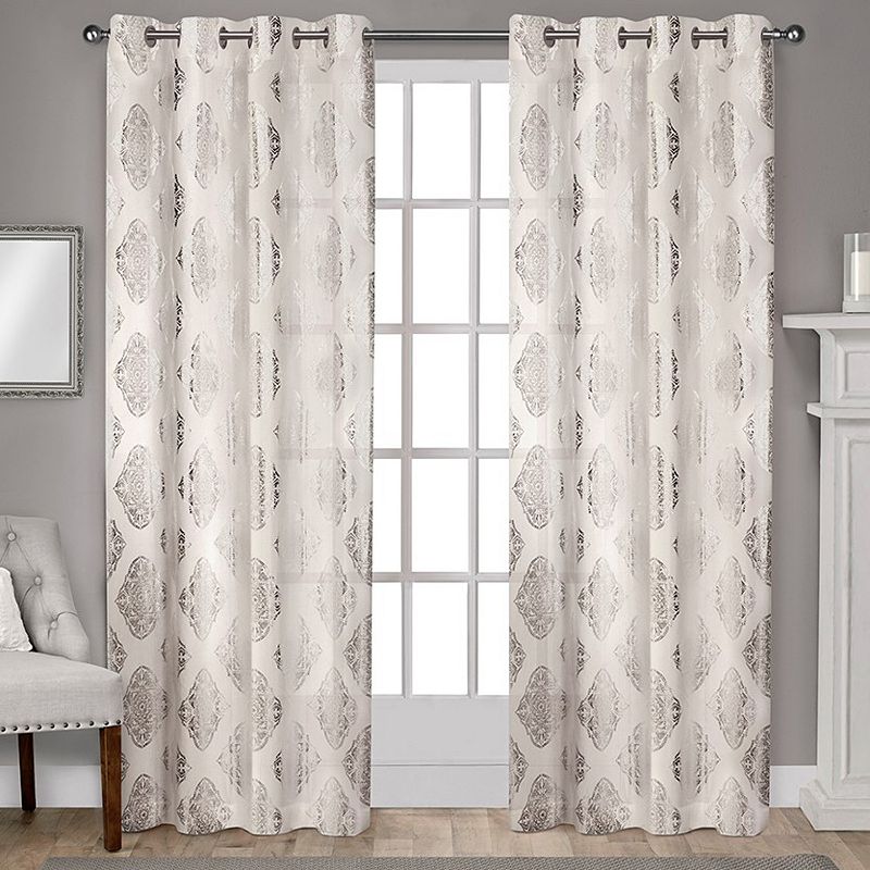 Exclusive Home Augustus Metallic Window Curtains