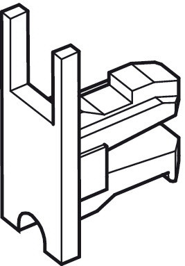 Hafele 416.13.932 Dust Strip  Vertical for Bypassi...