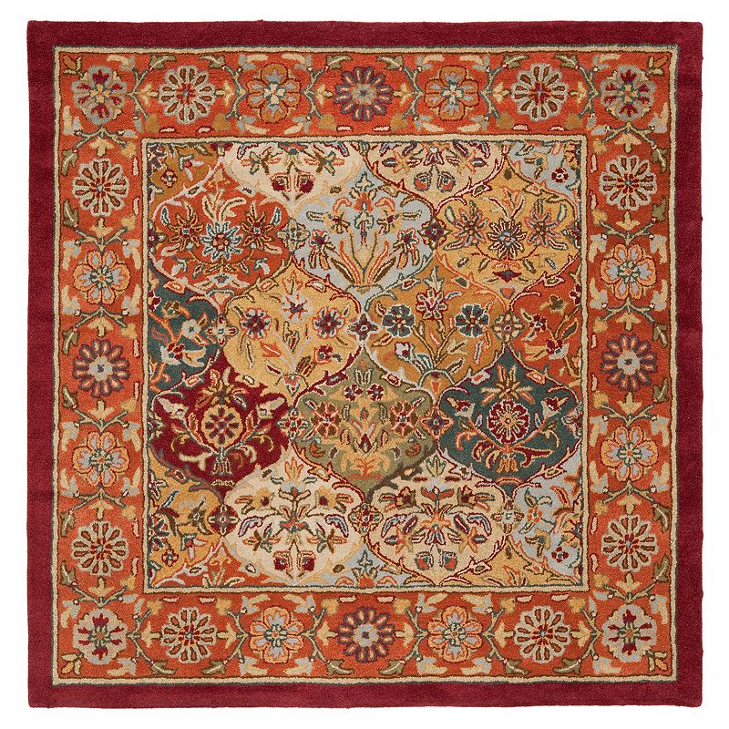 Safavieh Heritage Reine Framed Floral Wool Rug