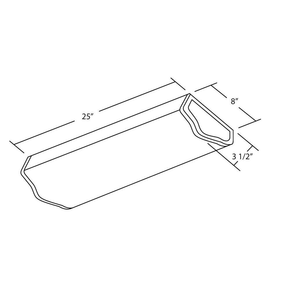 NICOR 2-Light White Fluorescent Wraparound Steel Ceiling Fixture with White Euro-Style Acrylic Lens 10371WHEB