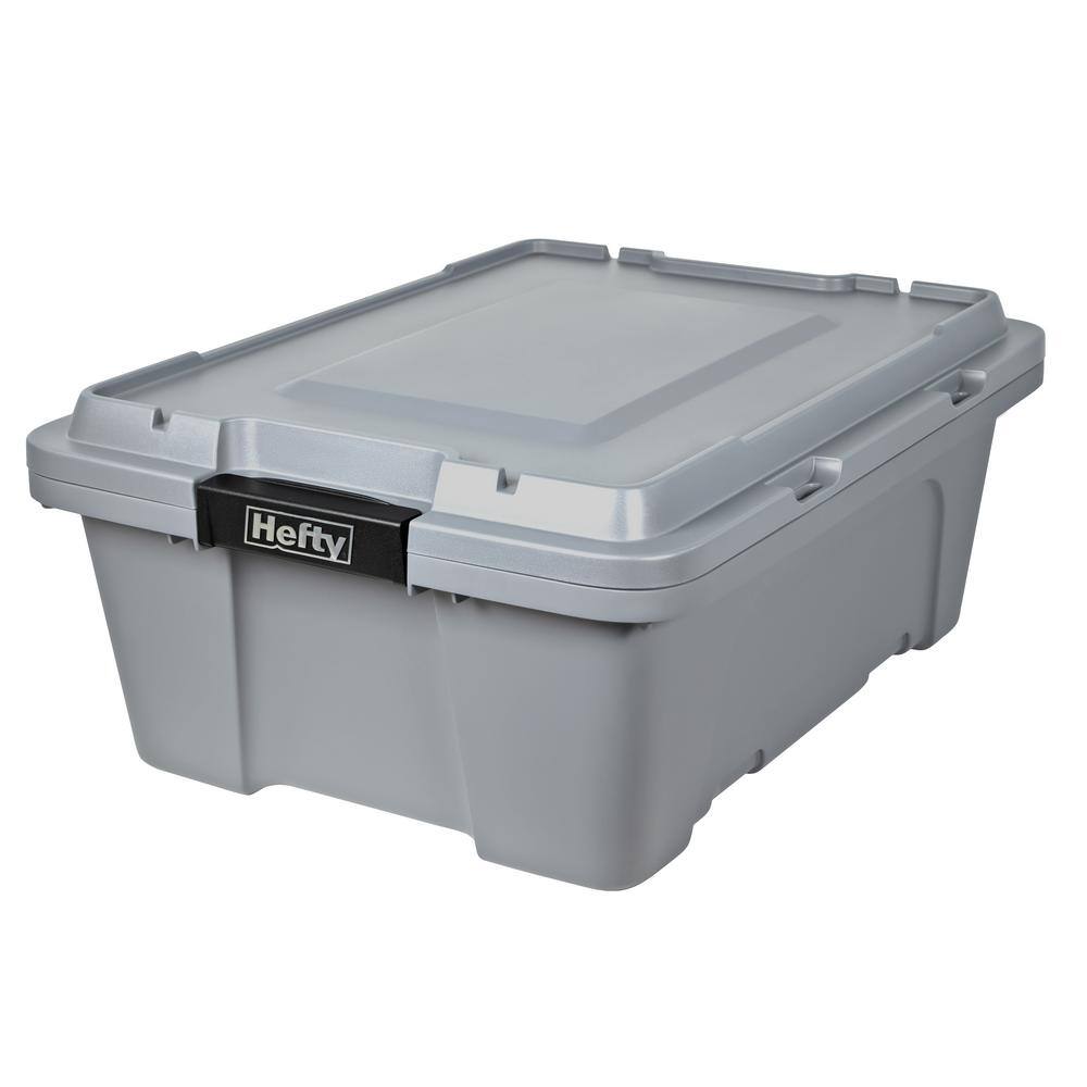 Hefty 12 gal. MAX Storage Tote (6-Pack) HFTCOM7169522522668-6