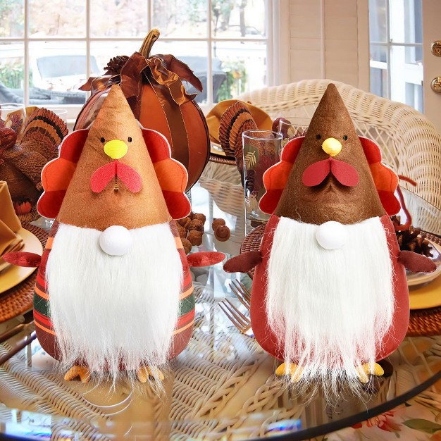 Nifti Nest Thanksgiving Turkey Gnome 2 Pcs