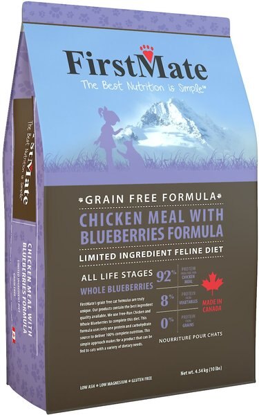 Firstmate Chicken Meal with Blueberries Formula Limited Ingredient Diet Grain-Free Dry Cat Food