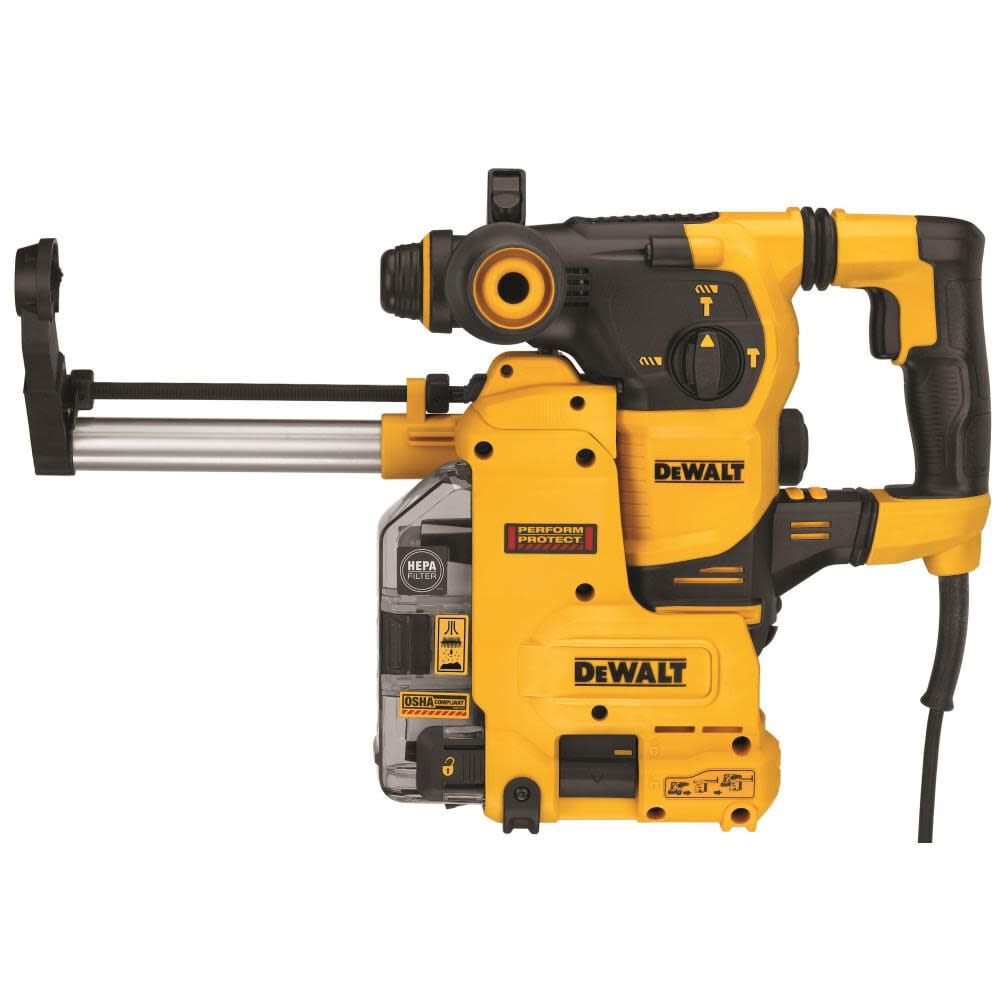 DEWALT 1-1/8-in SDS-plus Keyless Rotary Hammer with Dust Extractor D25333KDH from DEWALT