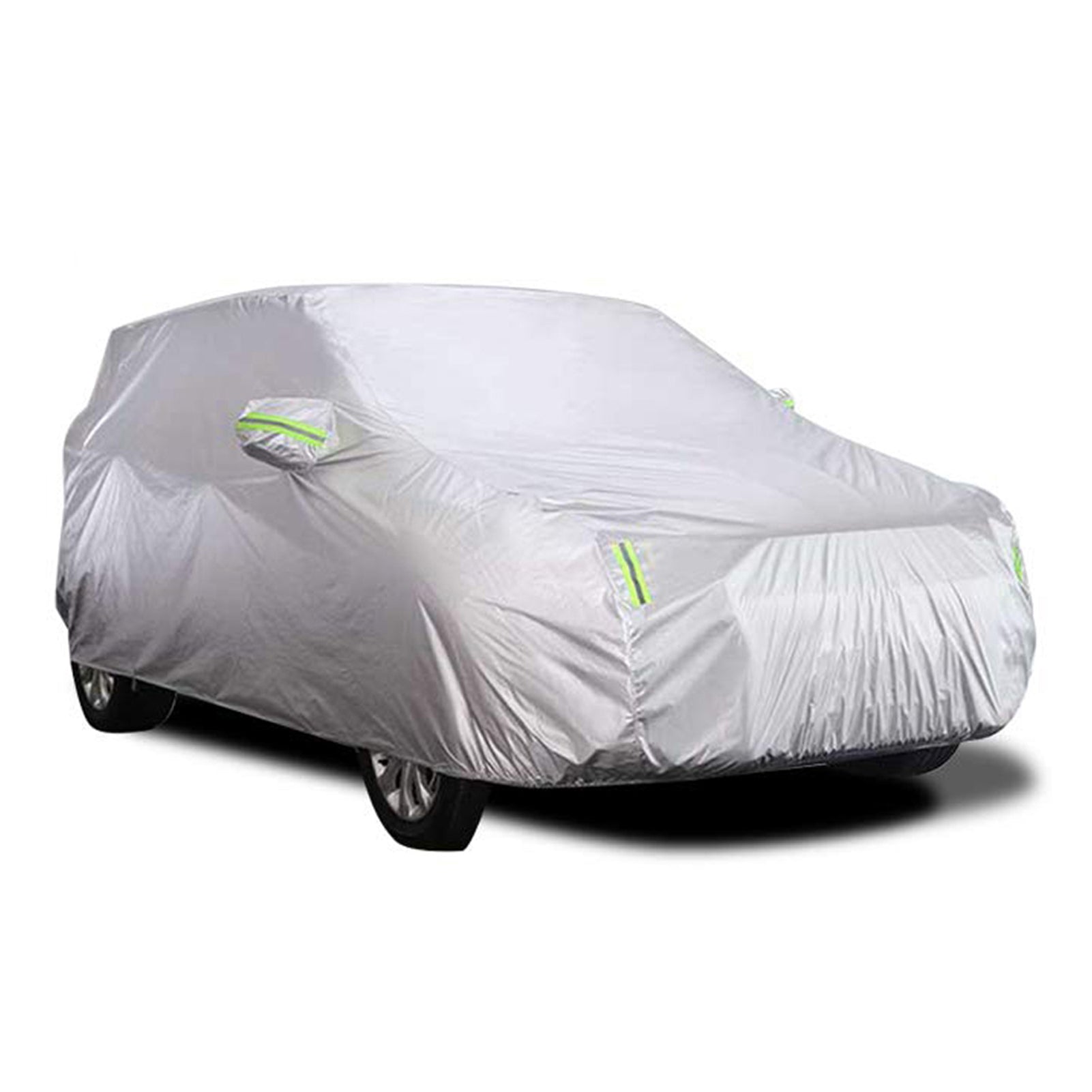 Abody Car Cover Full Covers with Reflective Strip Sunscreen Protection Dustproof Scratch-Resistant for 4X4/SUV Business Car