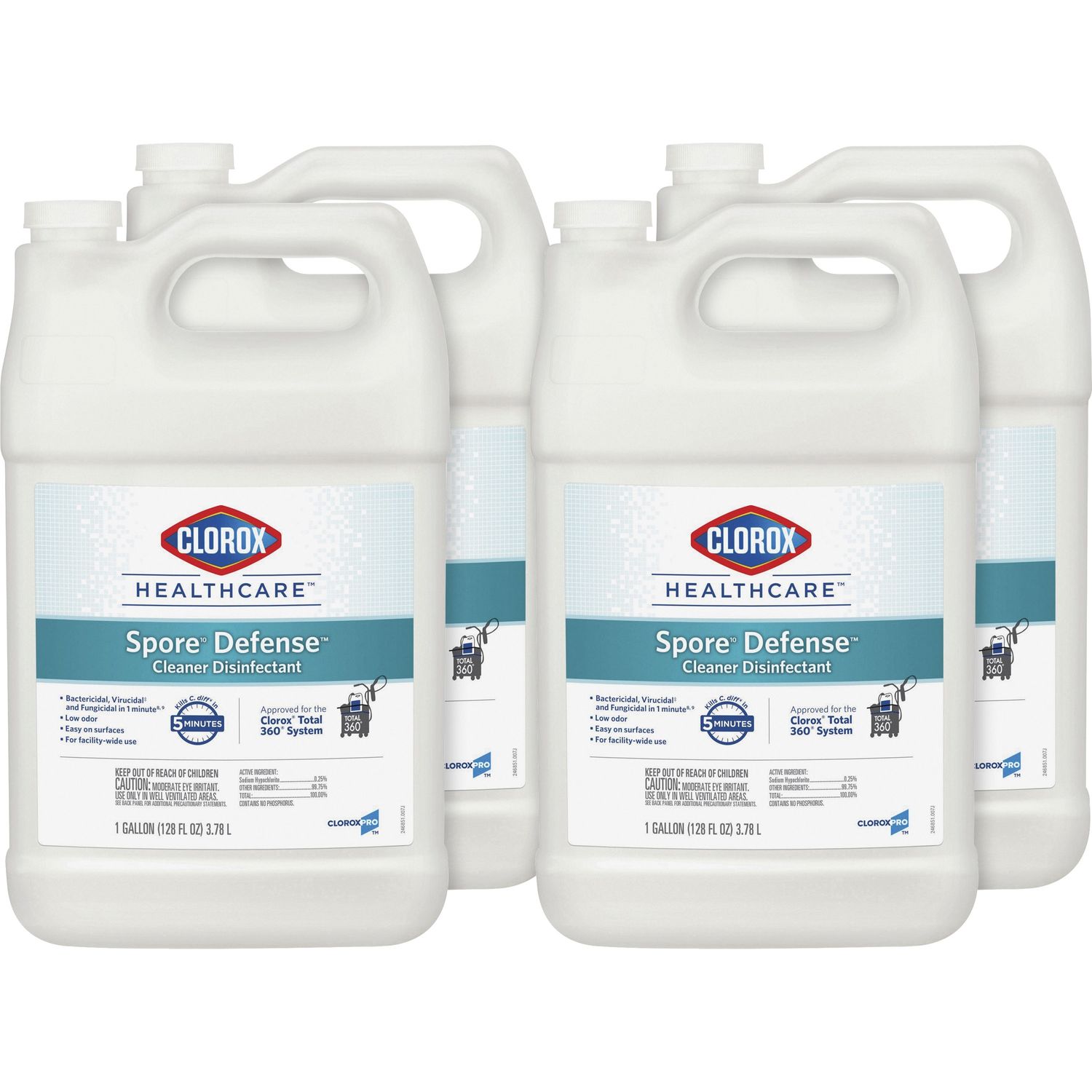 Spore10 Defense Cleaner Disinfectant by The Clorox Company CLO32122CT