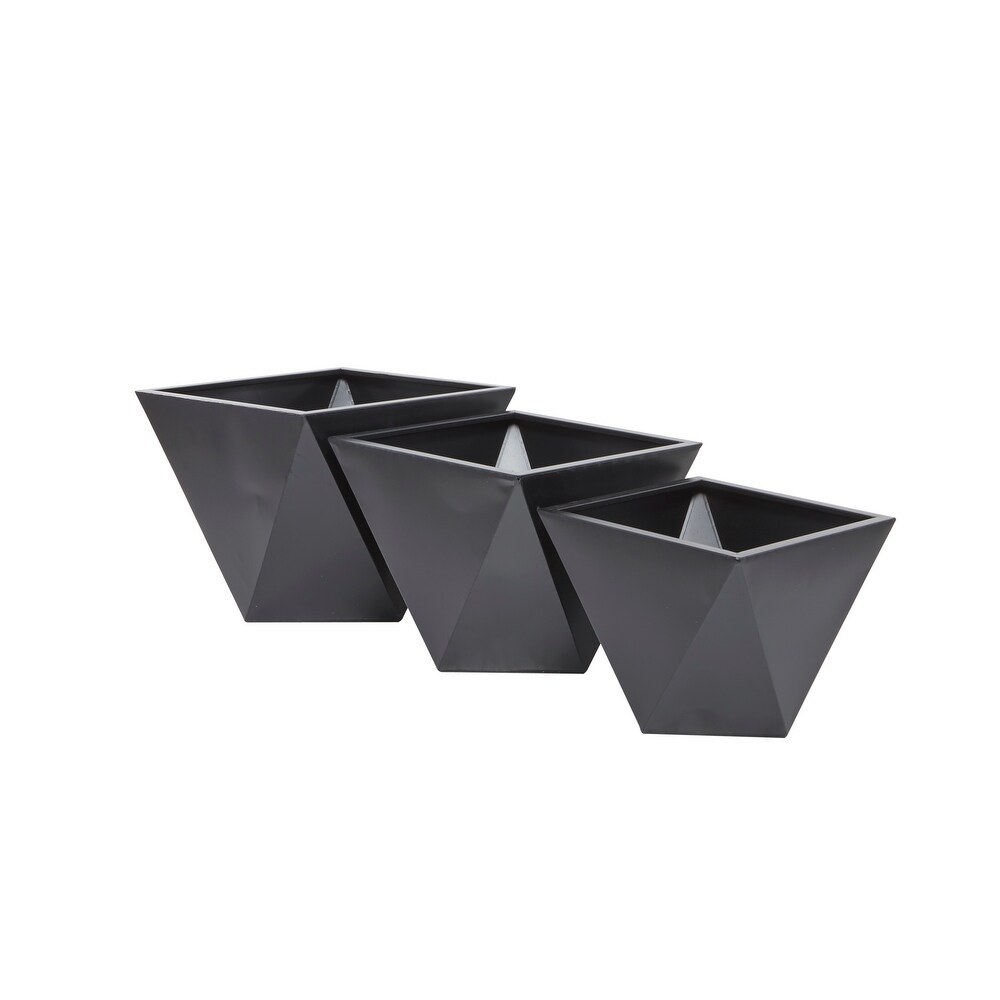 Metal Modern Planters (Set of 3)   S/3 18\