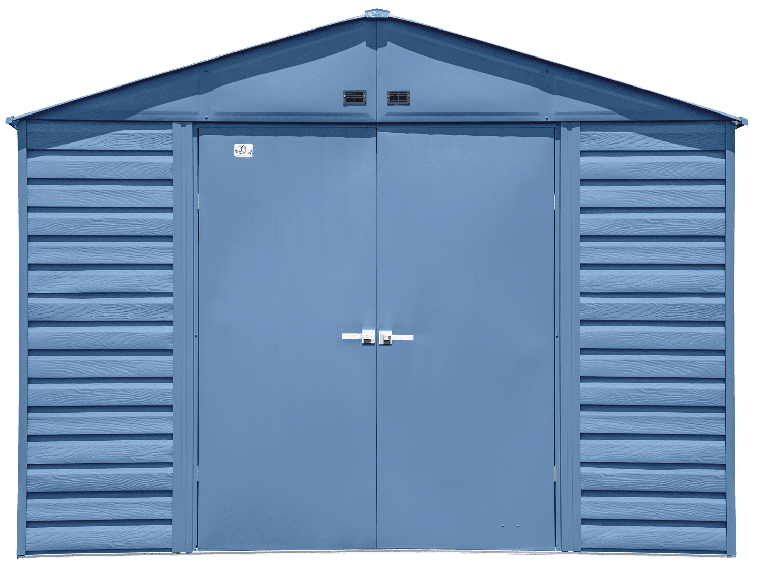 Arrow Select Steel Storage Shed, 10x14, Blue Grey