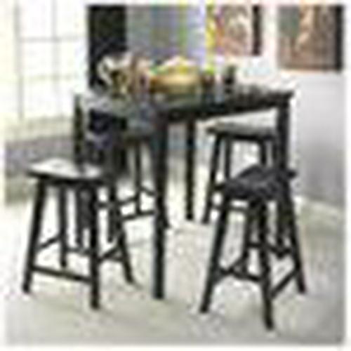 TMS Belfast Bar-Height Table， Black