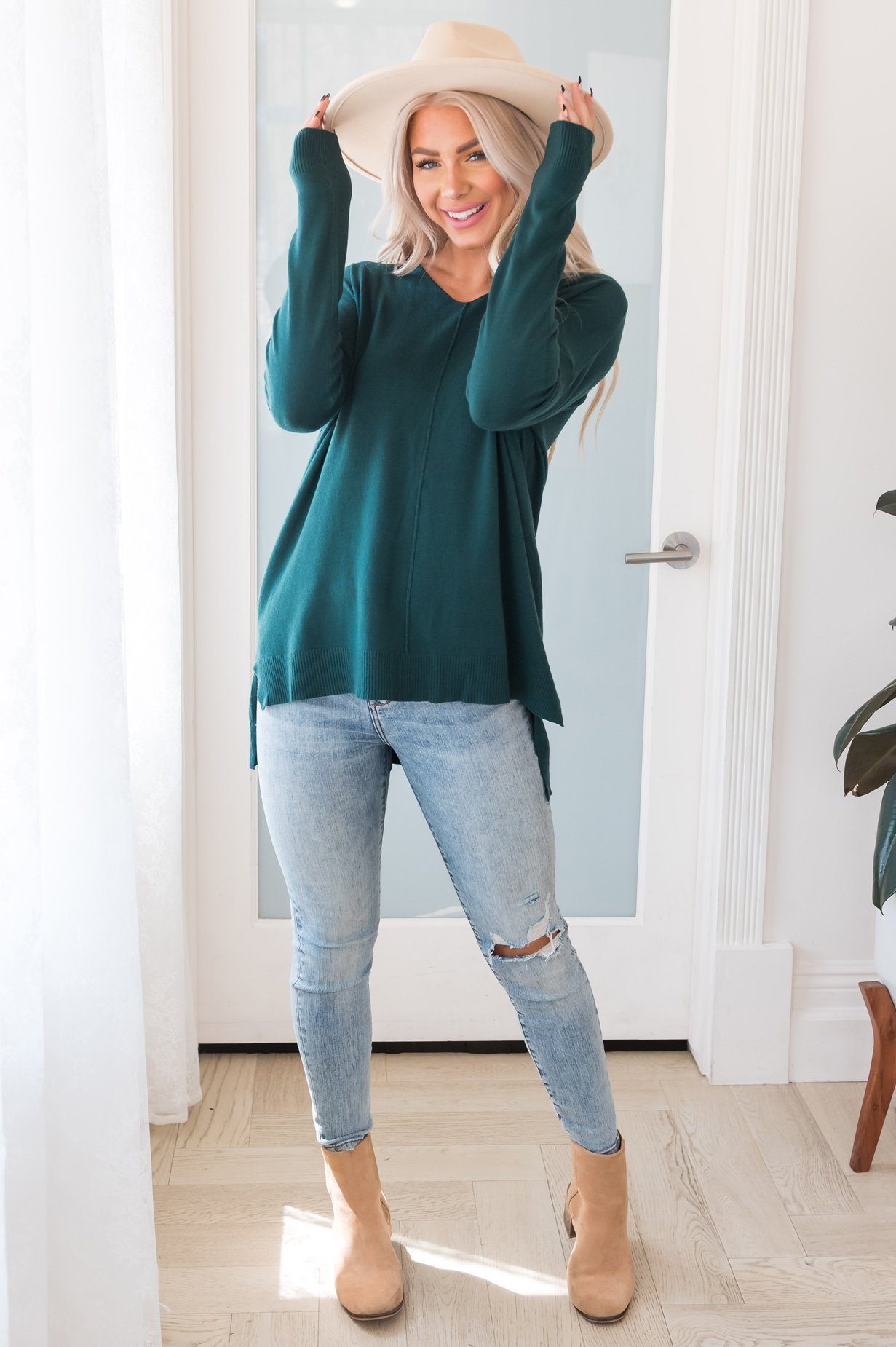 Harvest Season Modest Sweater