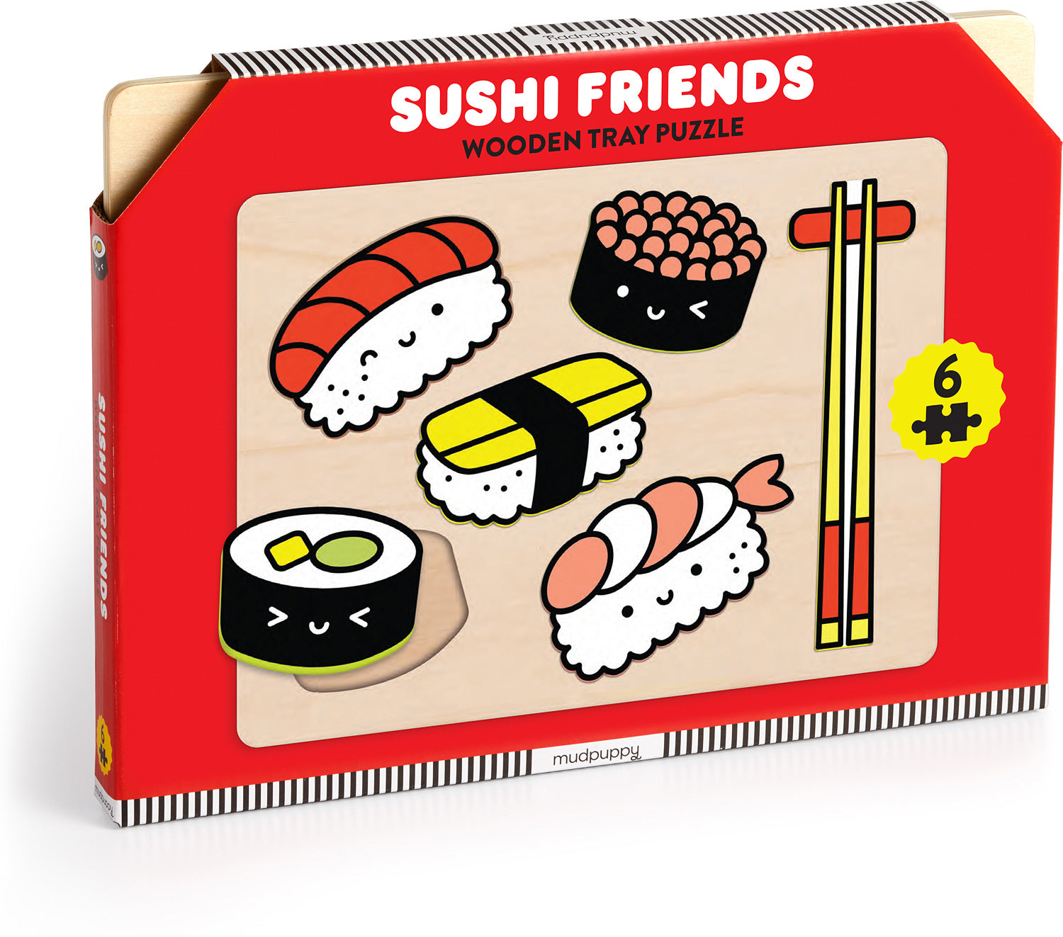 Sushi Friends Wooden Tray Puzzle