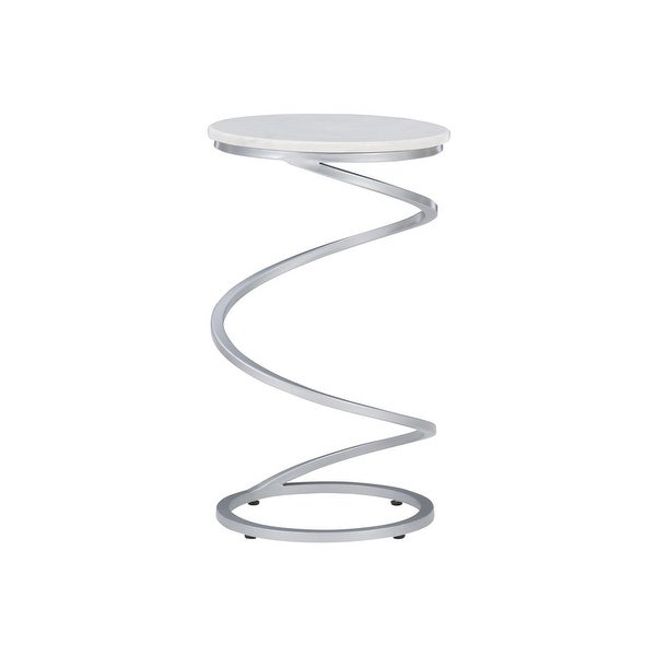 Modern Round Spiral Base Drink Table