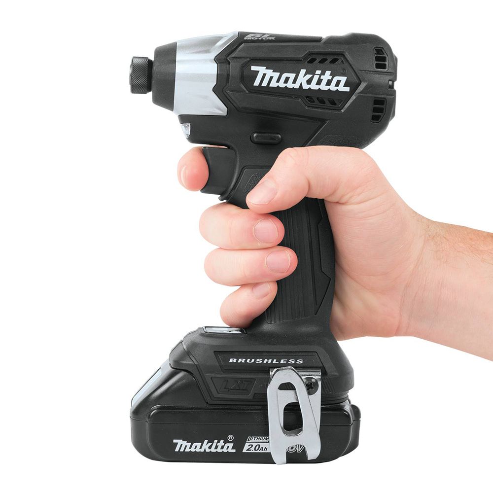 Makita XDT15R1B 18V LXT Lithium-Ion Sub-Compact Brushless Cordless Impact Driver Kit (2.0Ah)