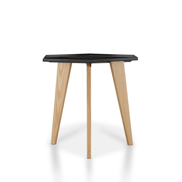 Furniture of America Keln Contemporary 19-inch Geometric Side Table