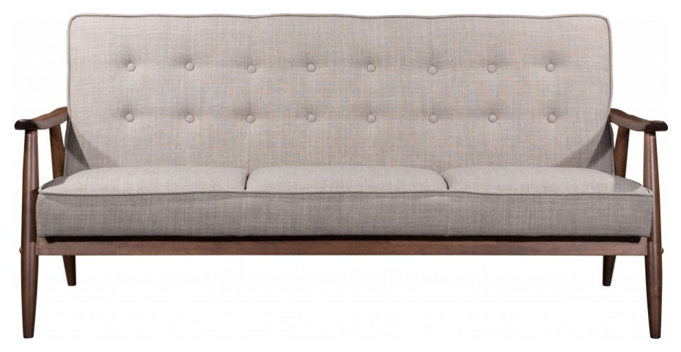 Rocky Sofa Putty   Midcentury   Sofas   by UStradeENT LLC  Houzz