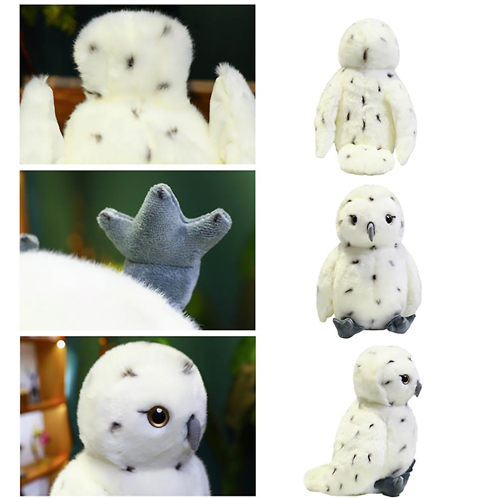 Cute Owl Doll Toy For Adult Women Girls Birthday， Plush Hugging Pillow Stuffed Animal White Owl Plush Toy Soft Plushie Sleeping Pillow Decorative Figu