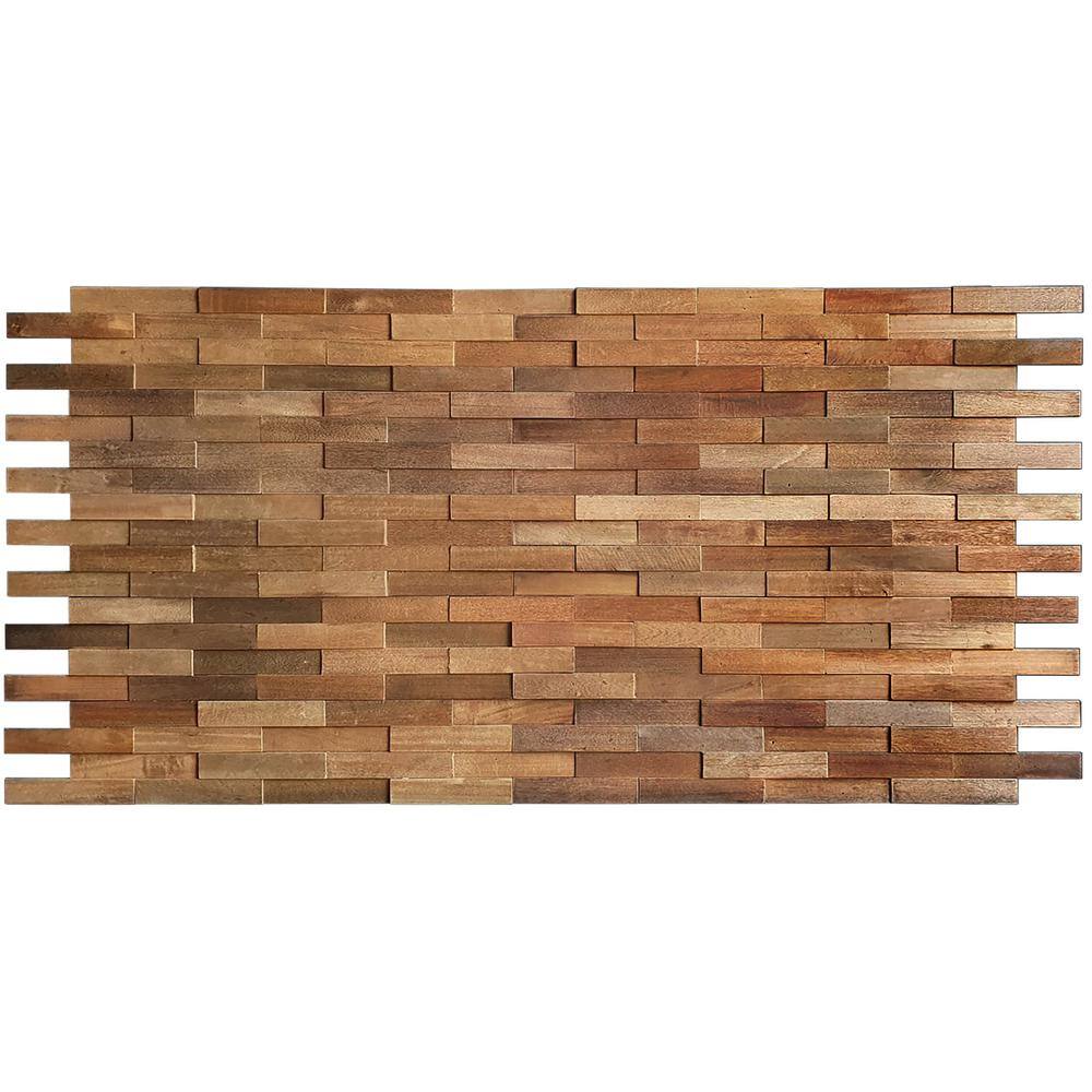 Wallscapes 1 in. x 7 in. x 3 ft. Fawn Meranti Flat Interlock Edge Hardwood Boards (8-Pack -13. 64 sq. ft. ) WSWCFLAT-FWN