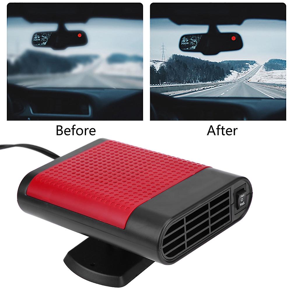 12v Car Portable Electric Window Heater Heating Dryer Windshield Fan Defroster Demister#1