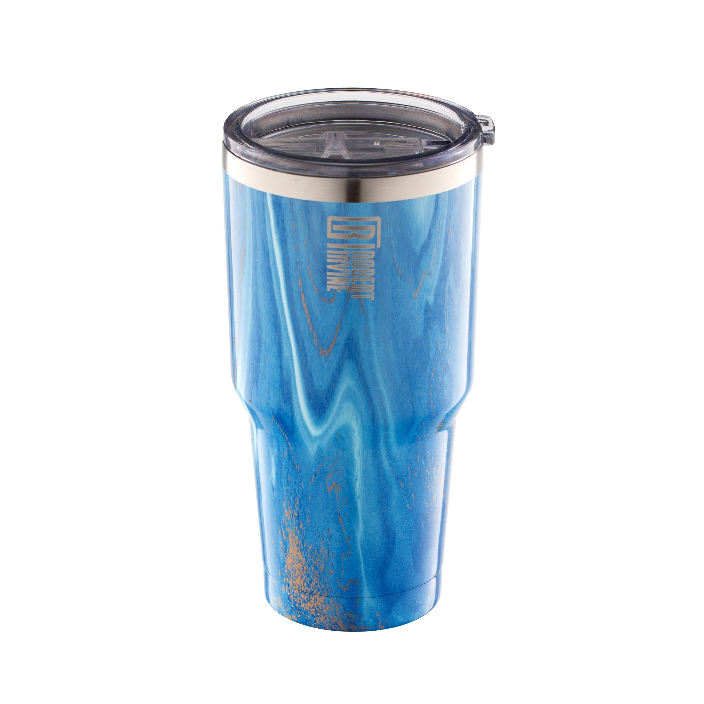 Robert Irvine 30 Oz Blue Geode All-Purpose Tumbler