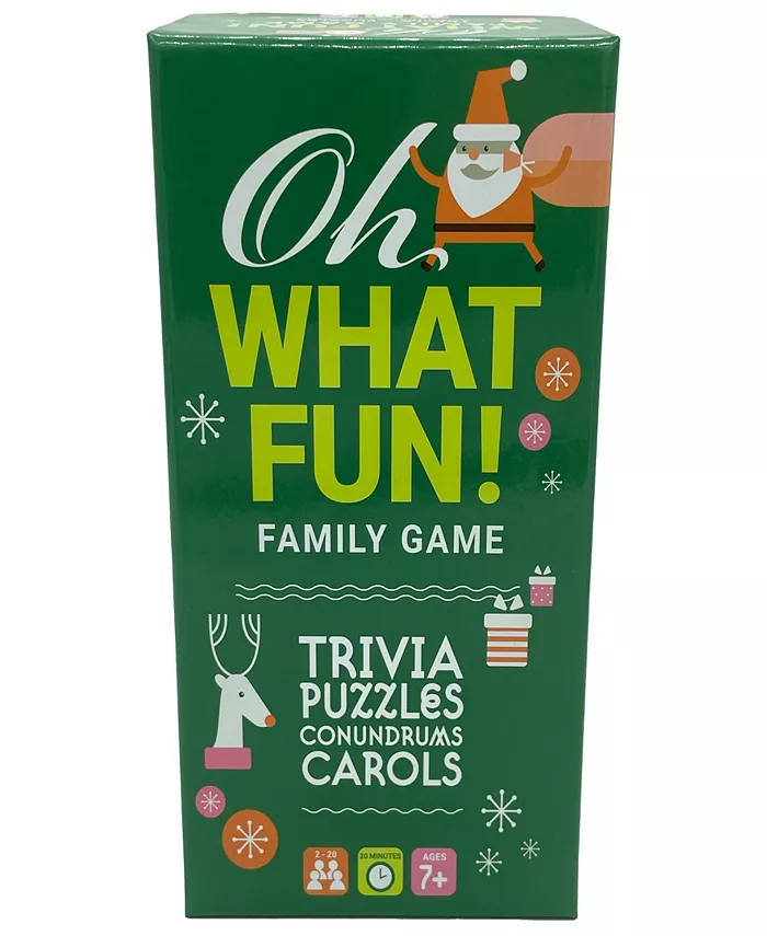 Project Genius Oh What Fun Holiday  Family  Party  Trivia Game Solve Christmas Trivia And Puzzles