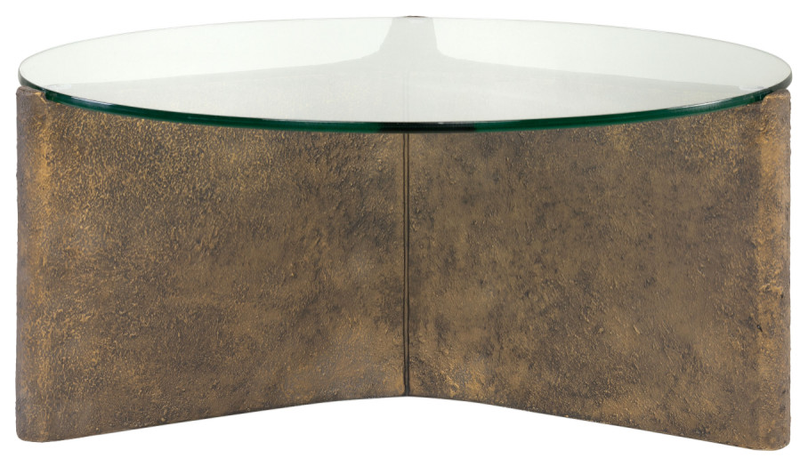 Round Glass Coffee Table  Versmissen Yenn   Contemporary   Coffee Tables   by Oroa   Distinctive Furniture  Houzz