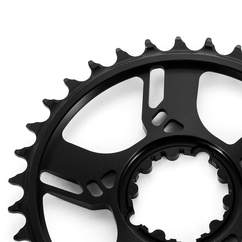 GXP Aluminum alloy cnc machining road bike sprocket CNC folding bicycle sprocket chain ring 53 39T black cnc machining