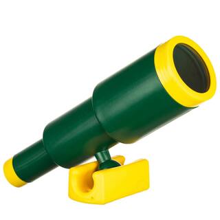 PLAYBERG Green and Yellow Plastic Outdoor Gym Playground Pirate Ship Telescope Treehouse Toy Accessories Binocular for Kids QI004562.GN