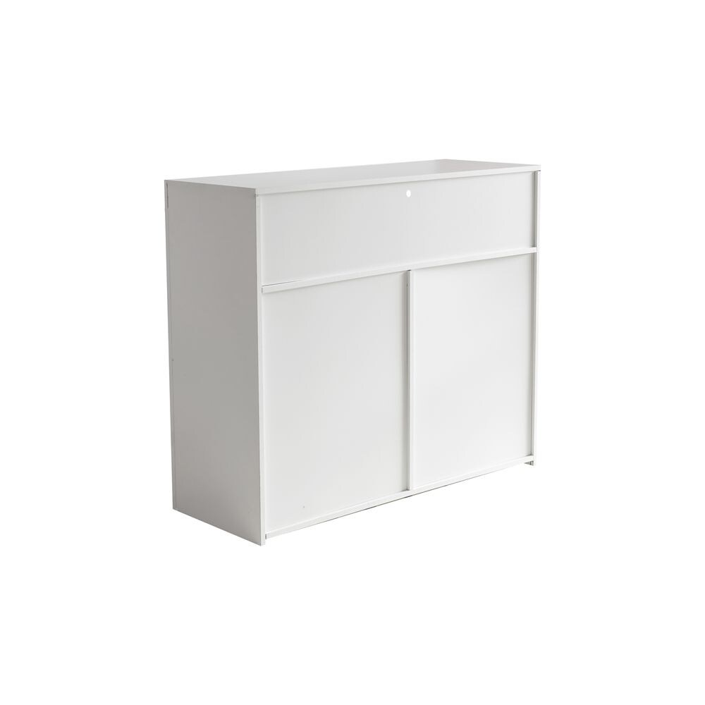 Living Room Sideboard Storage Cabinet with LED Light and 2 Doors