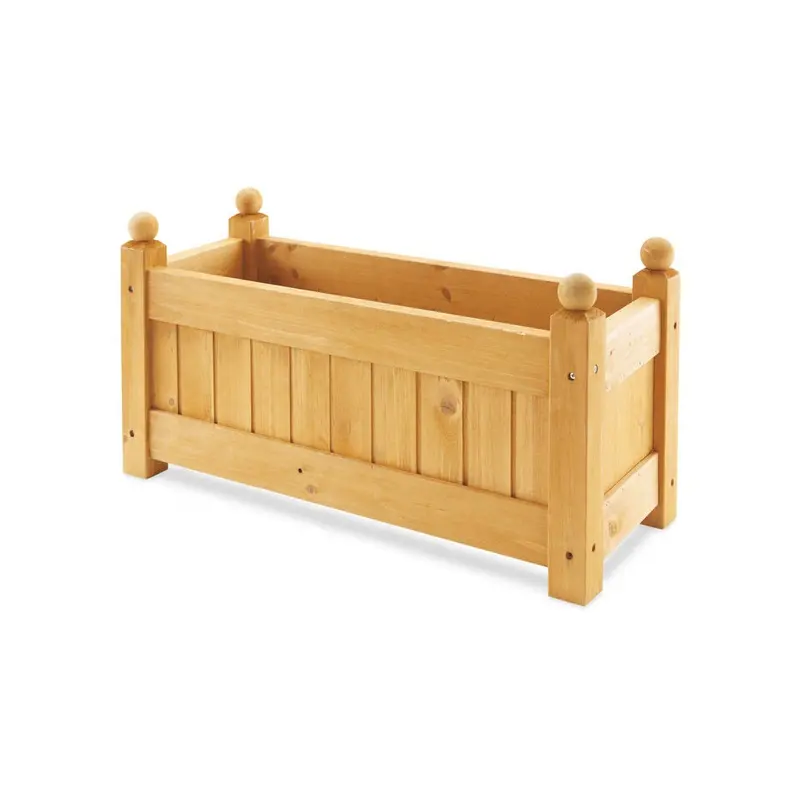 manufacture wholesale garden supplies outdoor wood garden bed wooden planter box