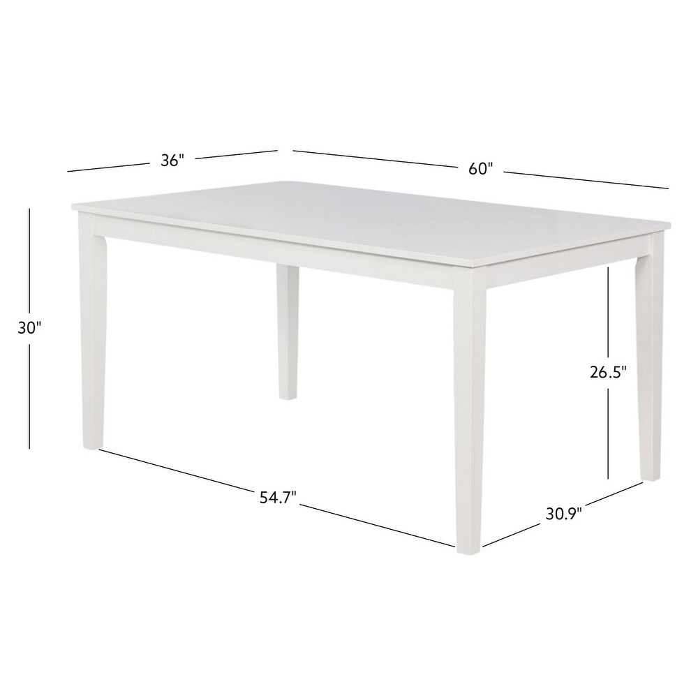 Castine White Dining Table