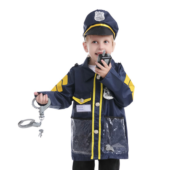 TOPTIE Police Costume for Kids  Christmas Role Pla...