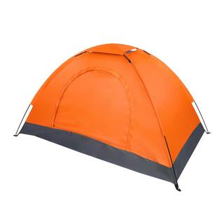 Winado Pop-up 1-Person Camping Tent in Orange 327770562997