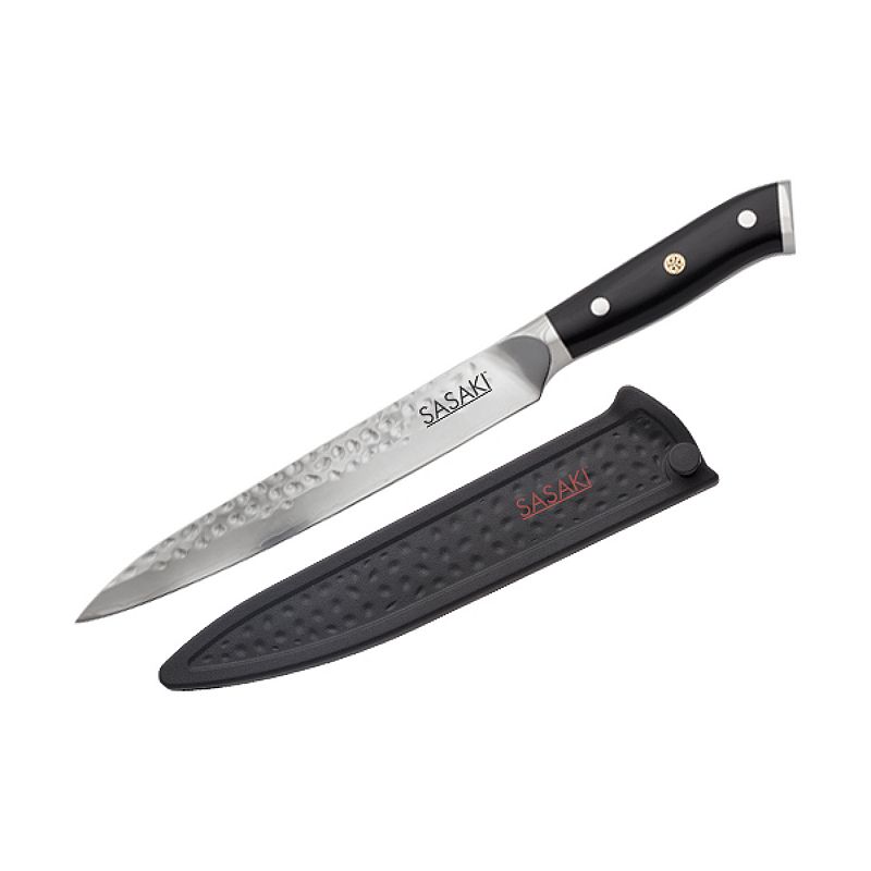 Sasaki Takumi Japanese Slicing Knife with Locking Sheath