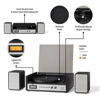 Crosley Coda Shelf System in Black CR7017B-BS