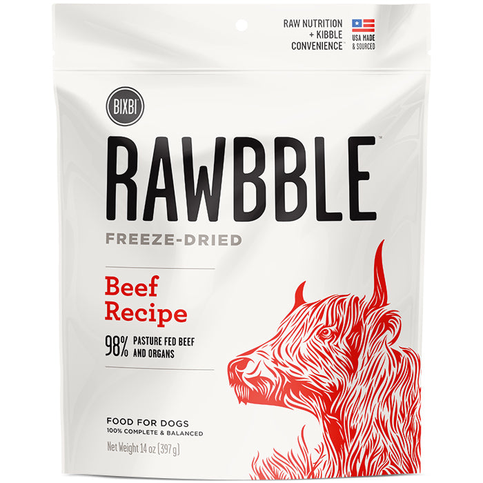 Rawbble Beef Freeze-Dried Dog Food