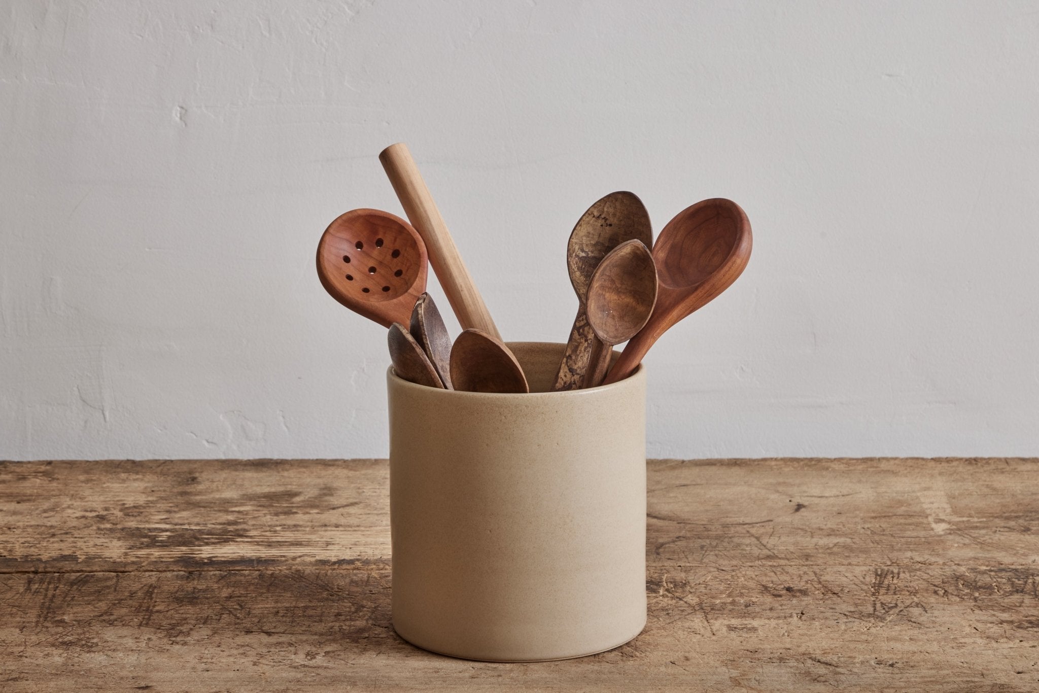 Nickey Kehoe XL Utensil Holder in Flax