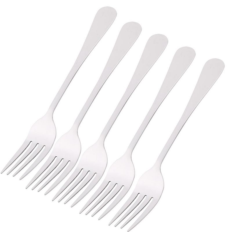 Household Tableware Stainless Steel Dinner Fork 6.8 Length 5Pcs