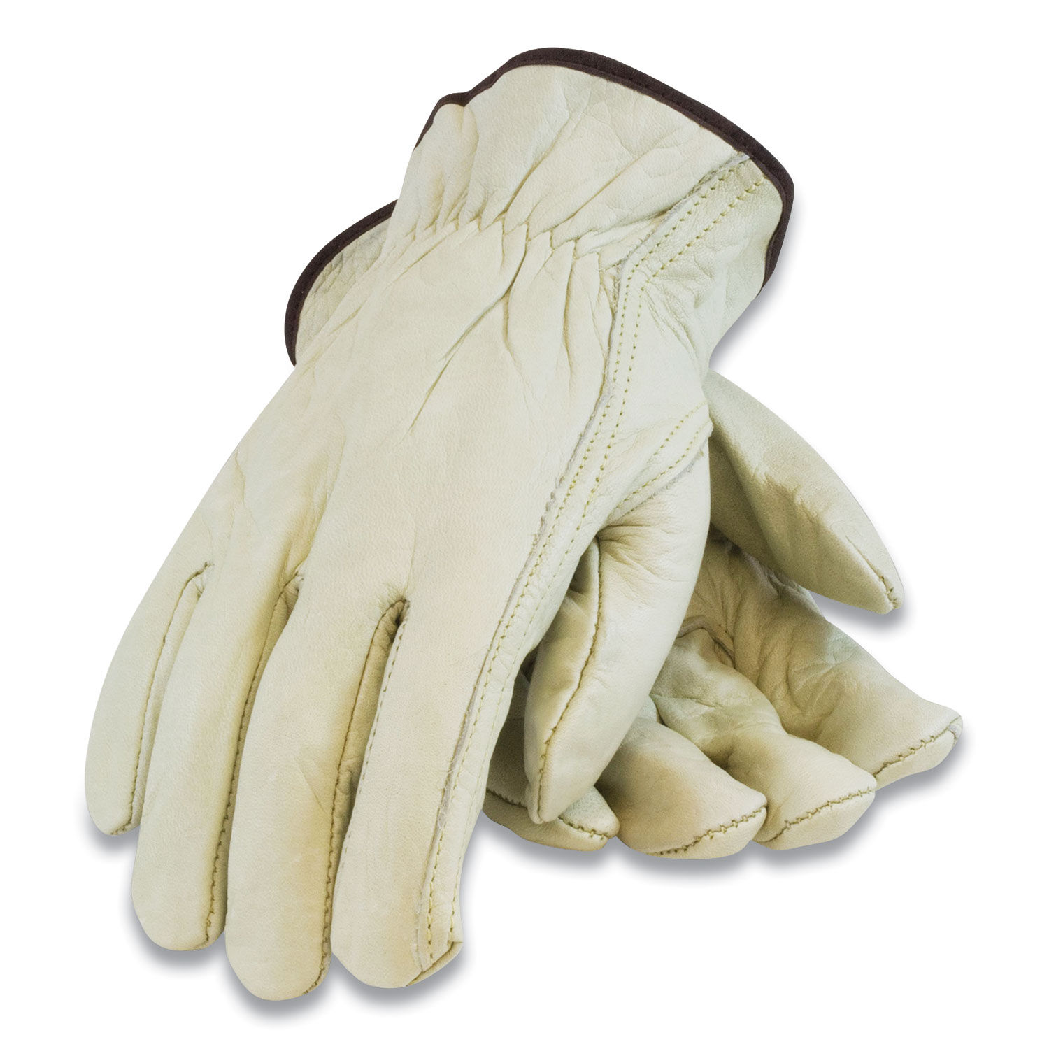 Economy Grade Top-Grain Cowhide Leather Drivers Gloves by PIP PID68162S