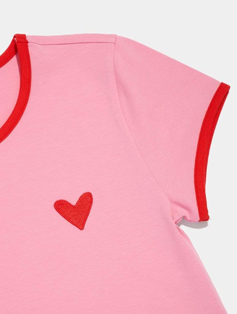 Heart Cropped T-Shirt