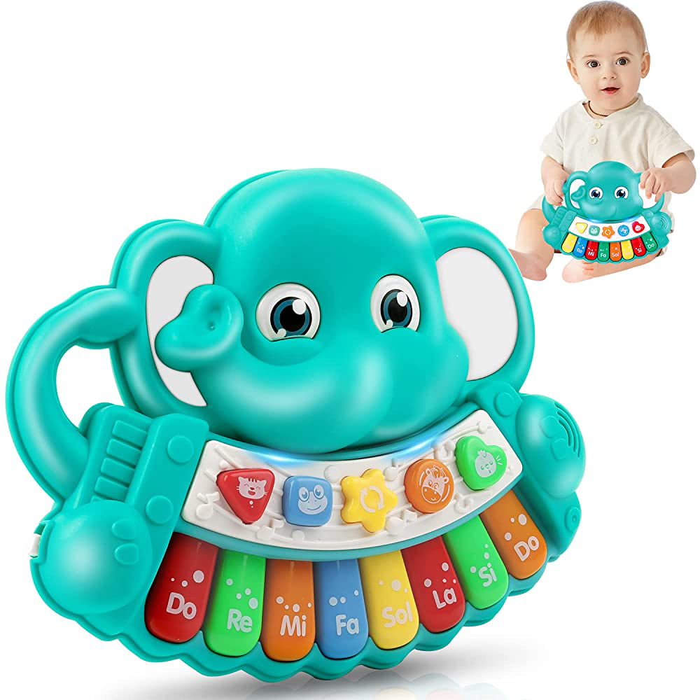 Baby Toys 6-12 Months，Montessori Toys Light up Musical Toys，Musical Piano Educational Toys Baby Toys for Toddler 12-24 Months