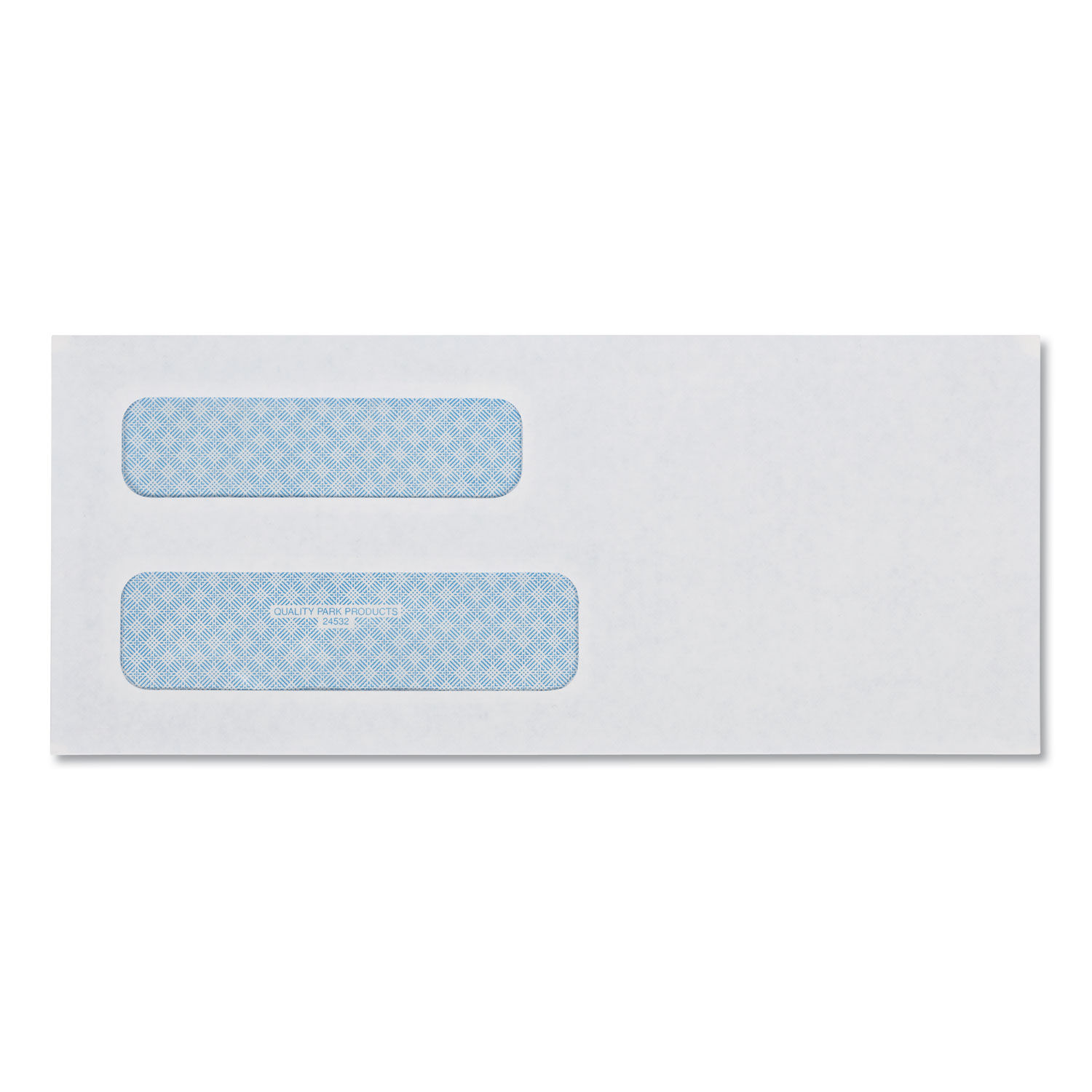 Double Window Security-Tinted Check Envelope by Quality Parkandtrade; QUA24532