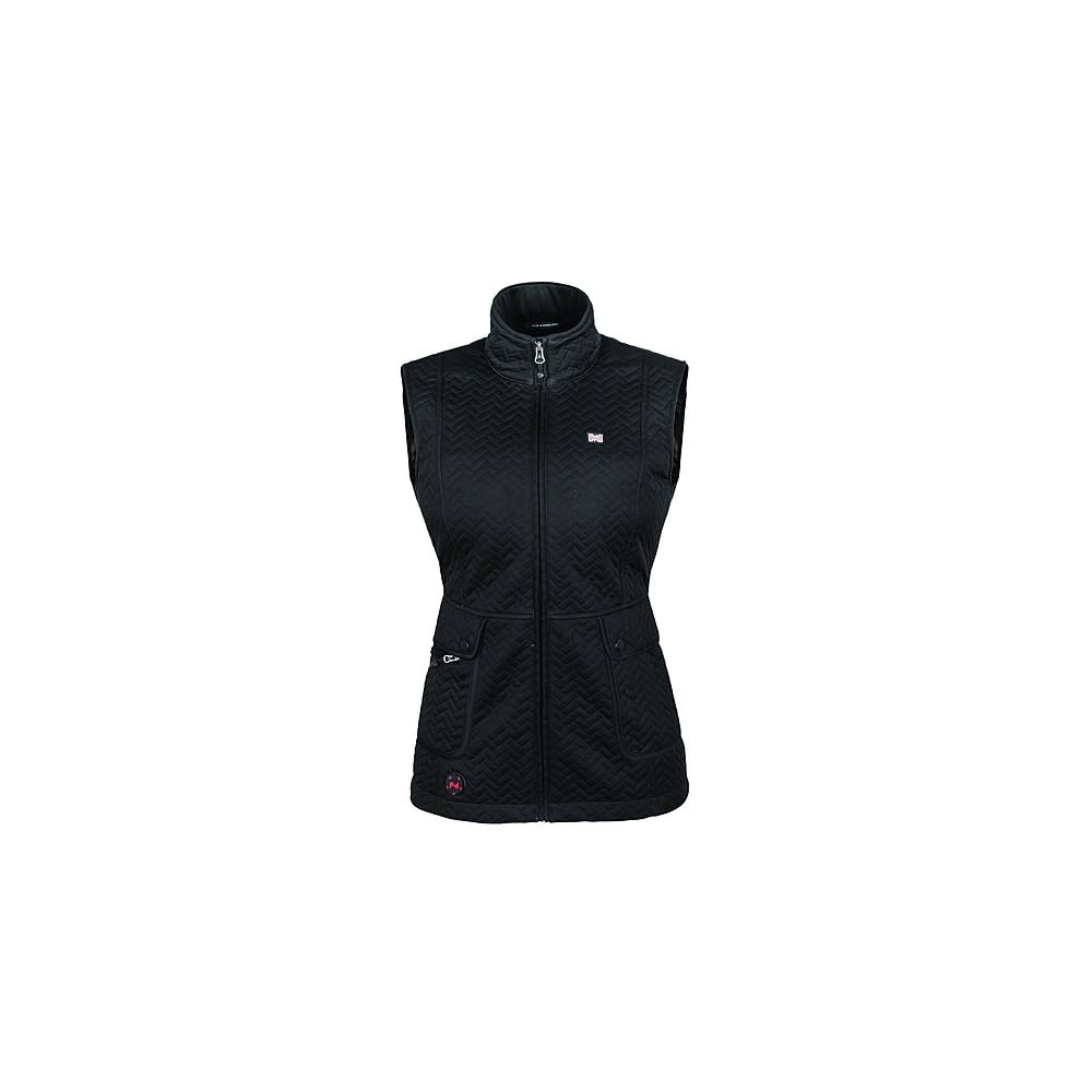 Mobile Warming Cascade Vest Womens Black Small