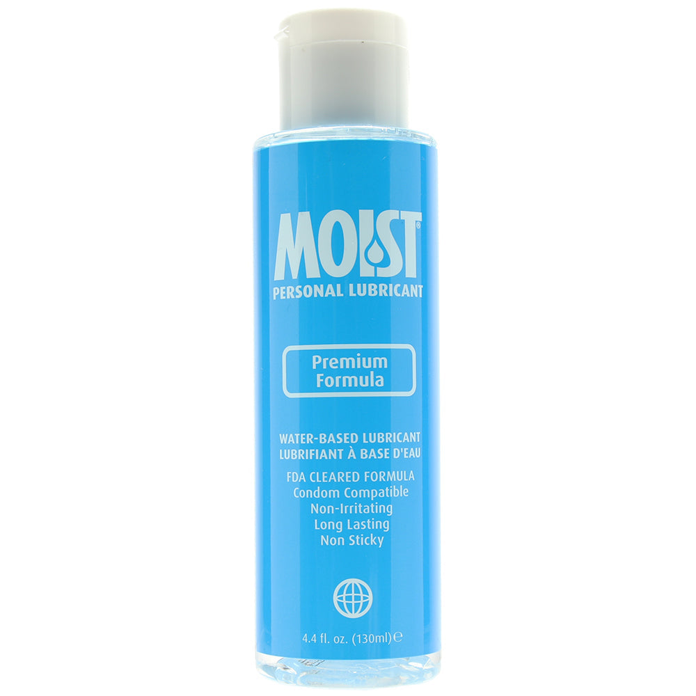 Moist Premium Formula Water Based Lubricant in 4.4oz/130ml