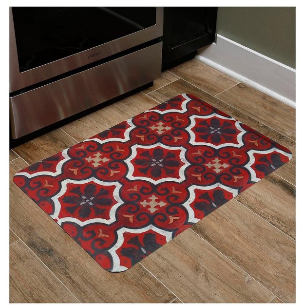 Marrakesh Designer Chef Oil amp Stain Resistant Anti fatigue Kitchen Floor Mat