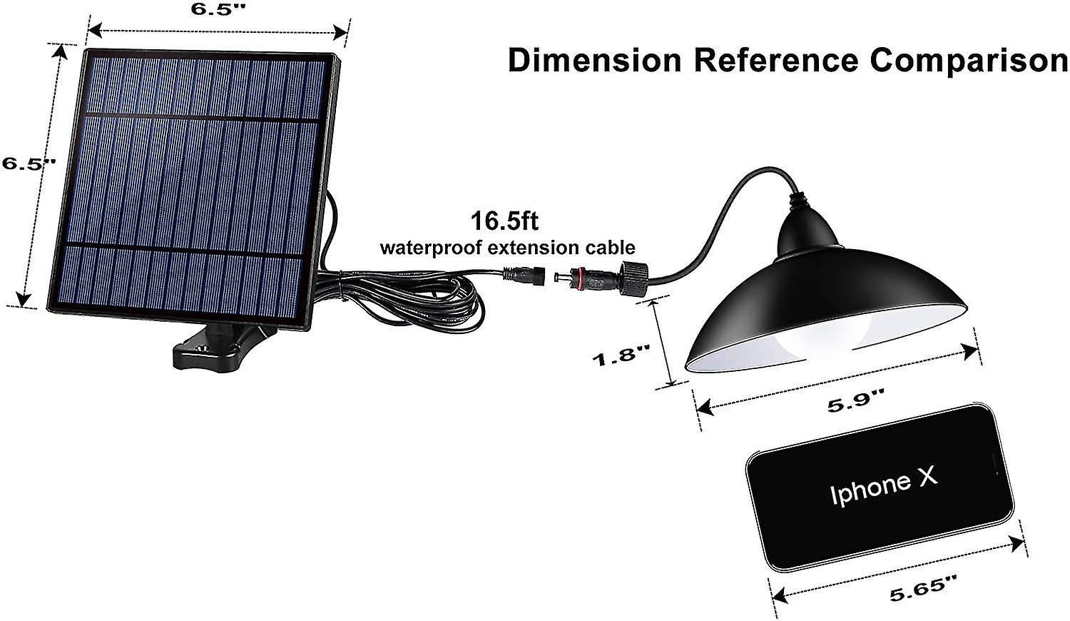 Lights Outdoor Indoor， 12 Led (equivalent To 50w Incandescent Brightness) Waterproof Remote Control Solar Pendant Light Hanging Lamp For Gazebo， Garde