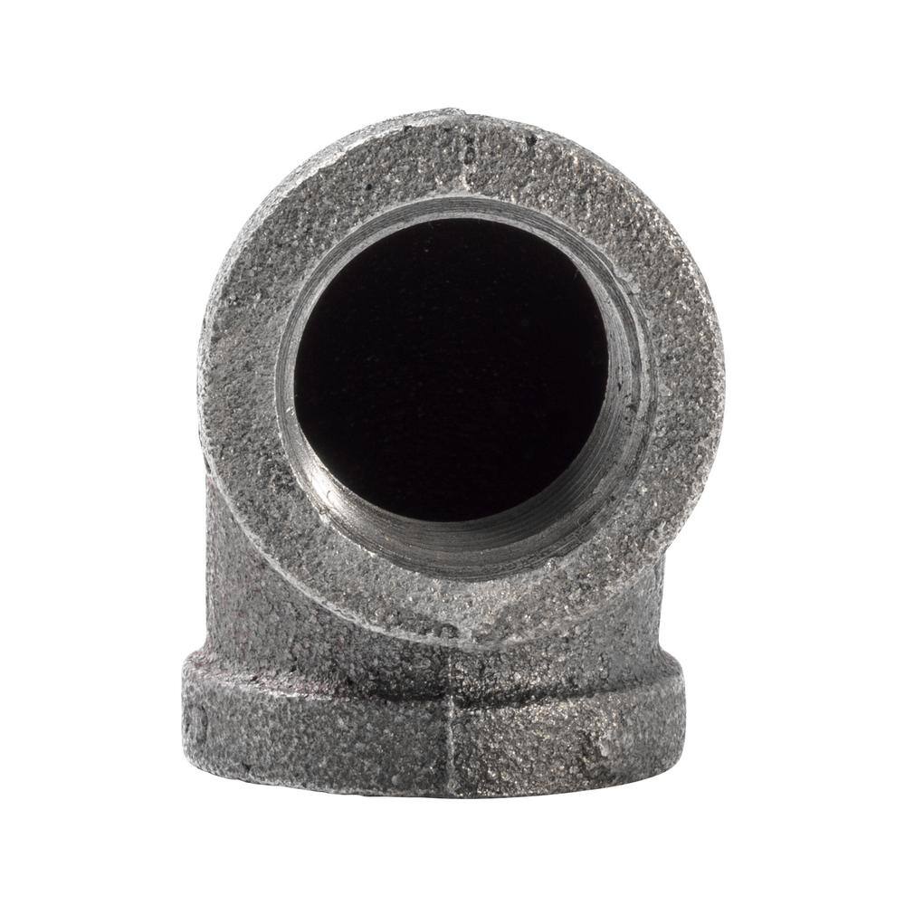 Southland 34 in. Black Malleable Iron 90 Degree FPT x FPT Elbow Fitting 520-004HN