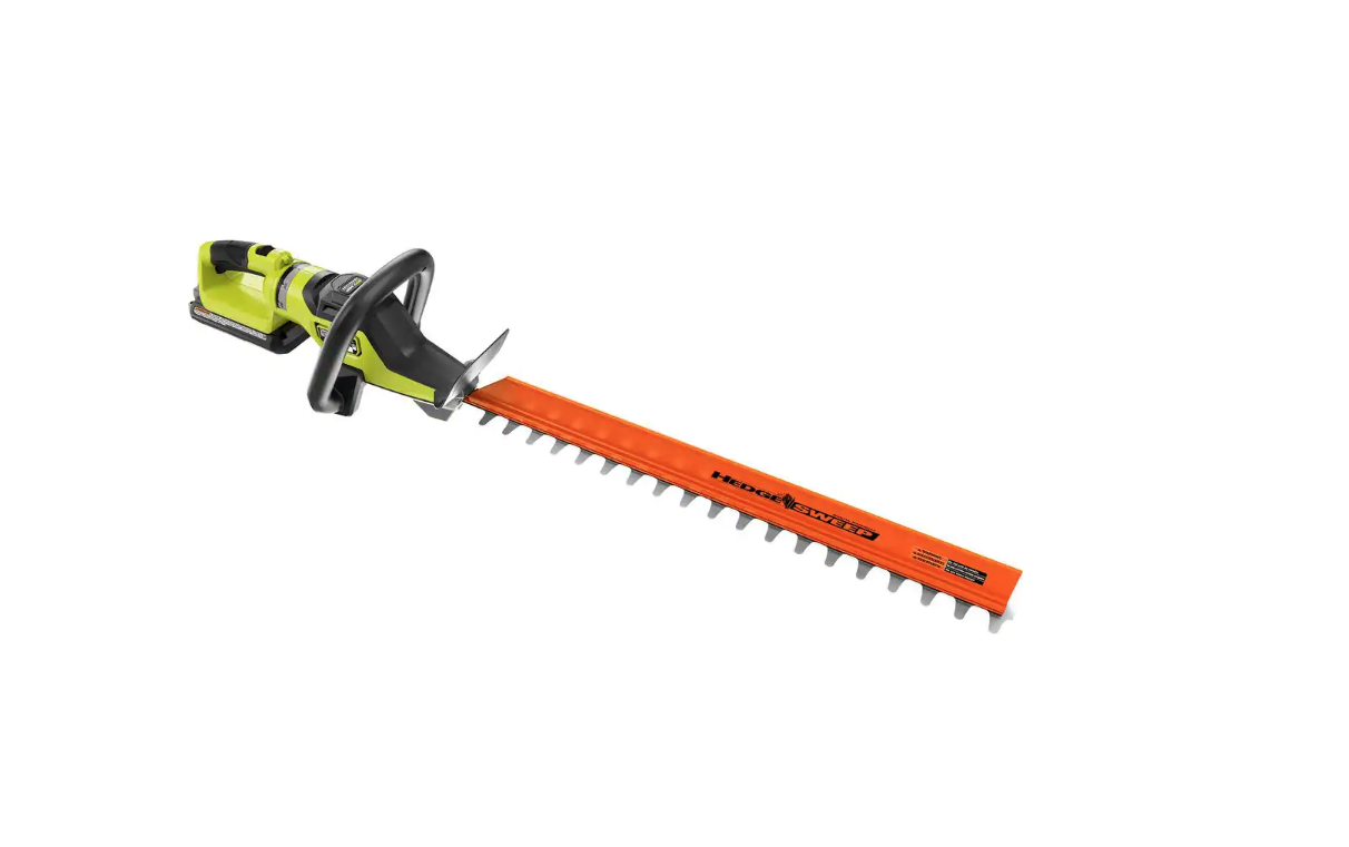 RYOBI RY40640VNM 40V HP Brushless 26 in. Cordless Battery Hedge Trimmer with 2.0 Ah Battery and Charger